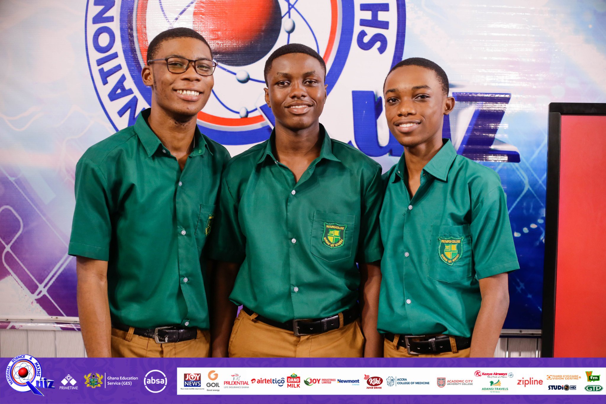 Prempeh College are winners of the NSMQ 2021
